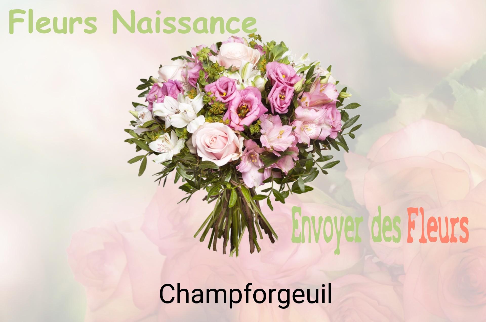 Bouquet de fleurs de naissance livré à Champforgeuil